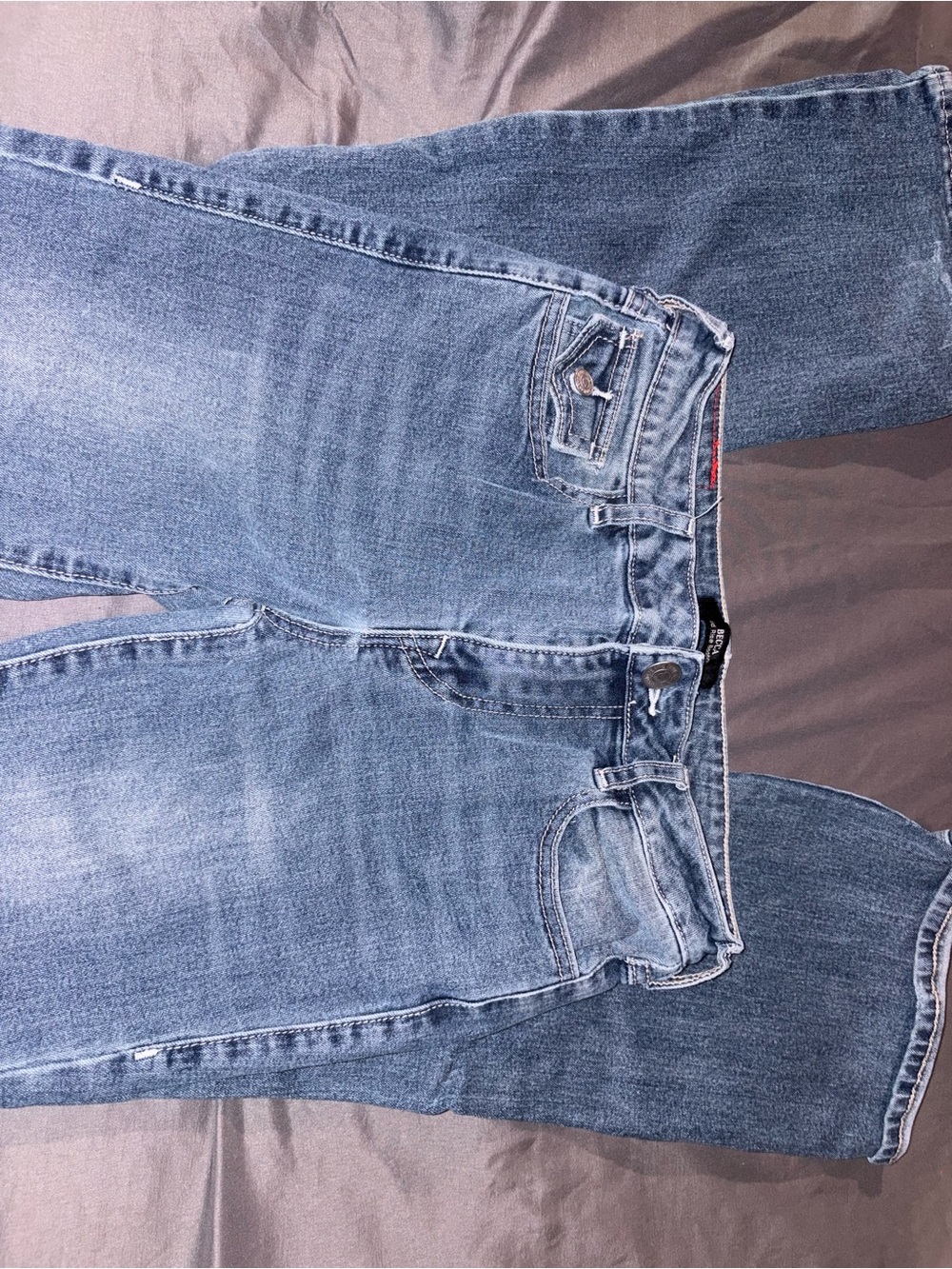 BECCA Light Wash Mid-Rise Bootcut Jeans
